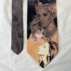 Vintage Barbara Streisand The Concert 1994 100% Silk Tie 3.75” W